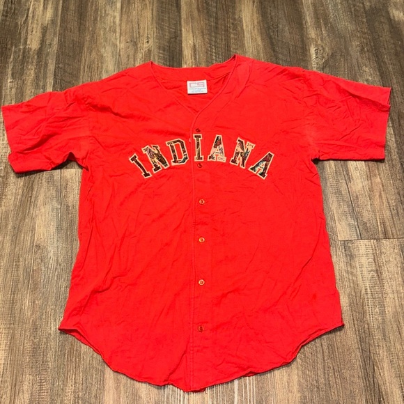 Vintage Crable Sportswear Shirt Indiana Embroidered size XL - Picture 1 of 5